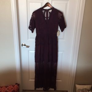 NWT Altar’d State embroidered maxi dress